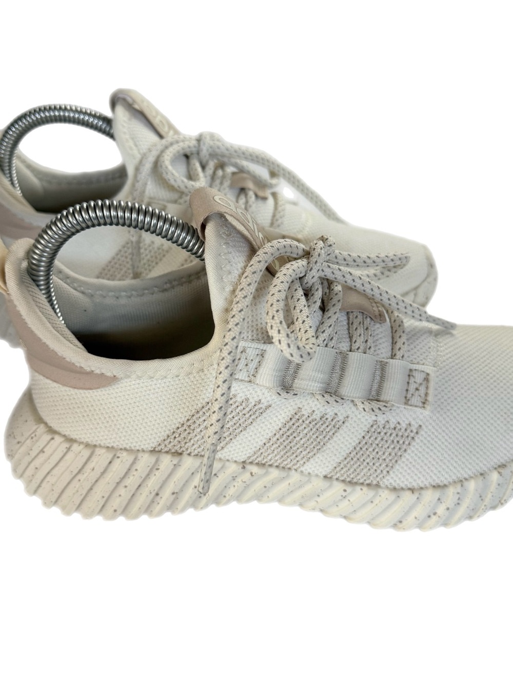 Adidas Kaptir Flow Off White Wonder Beige Womens Athletic‎ Sneaker Size 6 - Picture 5 of 10